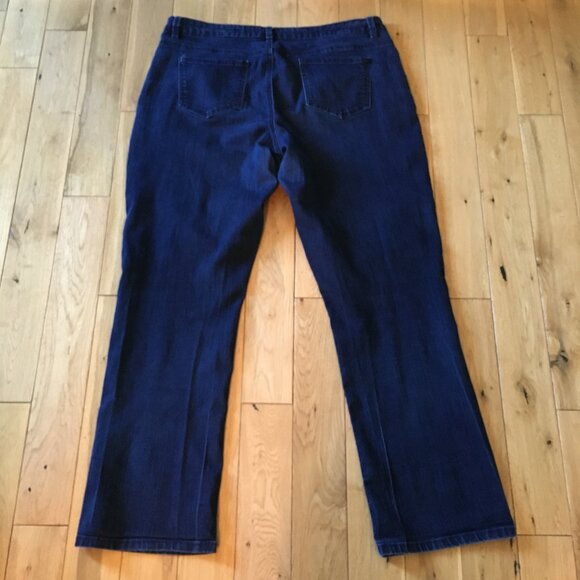 Santana Tummy Control Dark Blue Jeans For Women 16 - Picture 4 of 13